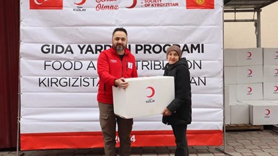 Türk Kızılay'dan Kırgızistan'a Yardım Eli